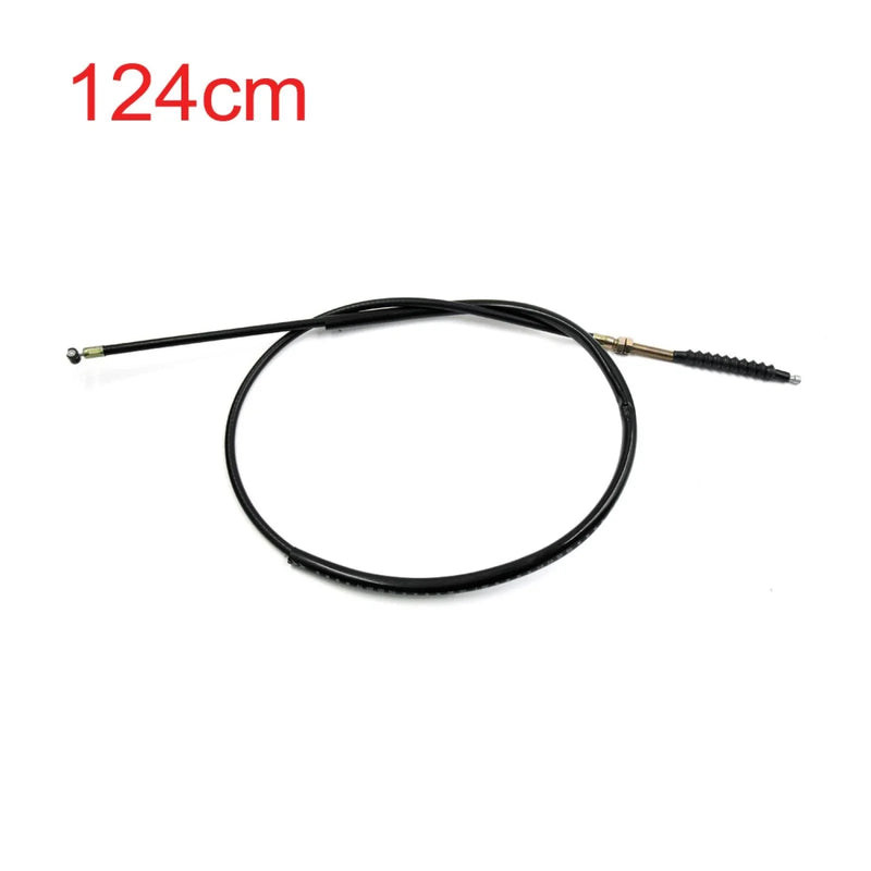 CG150 Clutch Cable / 124cm Length / Flexible Rubber-Coated Motorcycle Cable