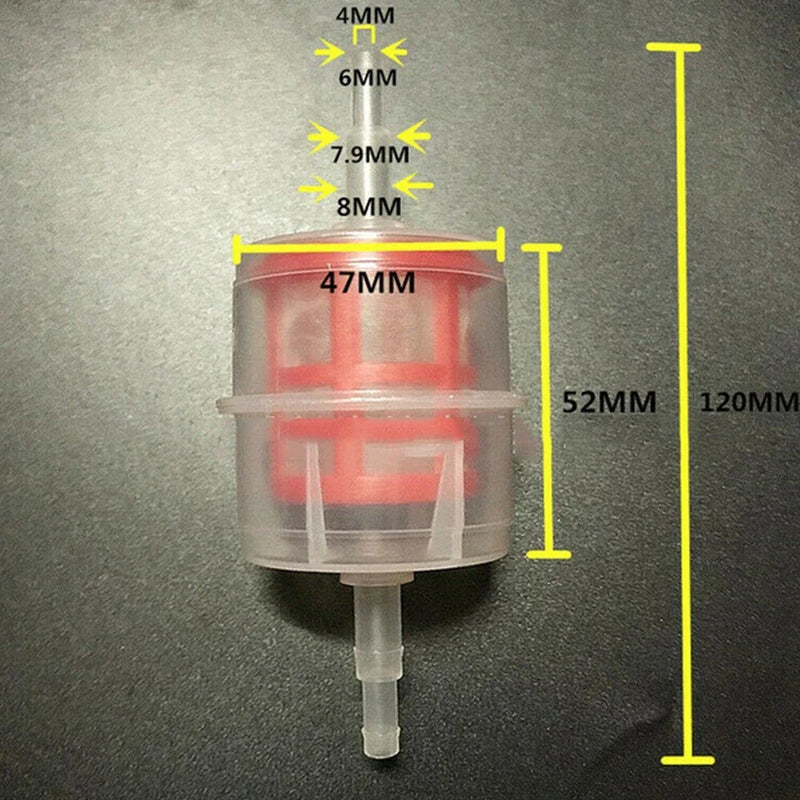 Lawn Mowers Hose Inline Fuel Filter 6/8mm