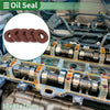 Oil Seal Seal Ring Rotary Shaft Seal FKM Rubber 17x40x7mm Brown 5 Pcs