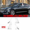 Cadillac CT6 Chrome Steel Window Pillar Post Decor Cover Trim (2016–2020)