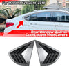 BMW X4 Carbon Style Quarter Window Louvers Shutter Cover Trim (2014–2018)