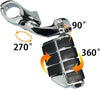 Harley Chrome Motorcycle Foot Pegs (Fits 1.25" Bars)