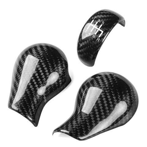 Nissan 370Z Z34 Carbon Fiber Gear Shift Knob Cover Trim (2009-2018)