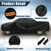 Ford F150 Crew Cab 4 Door (2004-2021) Black Sun Rain Pickup Truck Cover