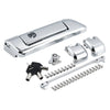 Harley Touring Road King Glide Chrome Trunk Latches Key Hinges (2014-2024)