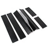 Universal Car Side Skirt Extension Rocker Panel Splitters Lip 78.7" Black