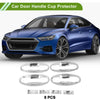 Subaru XV 8 x Chrome Silver Door Handle Cup Protectors (2018)