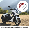 Set Universal Motorcycle Handlebar Hook Load-Bearing Capacity Red