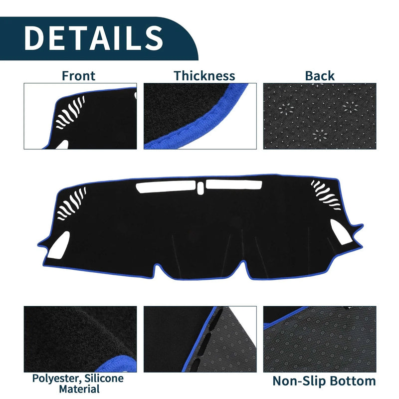Subaru Levorg VN Black Blue Dashboard Cover Mat (2014-2023)