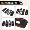 Ford Ranger Carbon Fiber Front Door Window Switch Panel Set