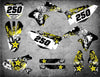 Suzuki RMZ 250 (2010-2018) Decals Custom Graphic Kit GRAFFITI STYLE