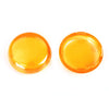 Harley 4pcs Motorcycle LED Turn Signal Light Indicator Lens Cover Yellow