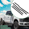 Ford F-250 (2013-2016) Rubber Black Window Weatherstrip Set