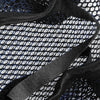 Motorcycle Seat Saddle XL 3D Mesh Cover Black Blue