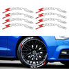 Car Stickers Customizable 3D Letters Rubber Tire & Wheel Styling
