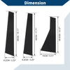 Jeep Cherokee (2014-2020) Black 6 Pcs Door Pillar Window Trim