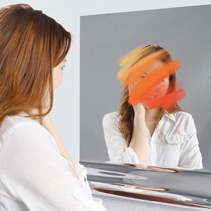 DIY Home Decor Self-Adhesive Crystal Mirror Wall Decals