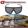Motorcycle Riding Goggles Black Lens Black Frame PC Shades Glasses