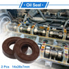 Make Model Oil Seal 2 x 14x28x7mm Seal Ring Rotary Shaft Seal FKM Rubber