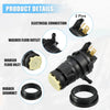 Honda Civic  - 1 x Black Windshield Washer Motor Pump