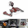 Harley 4" Headlight Visor Skull Skeleton Decorative Figure