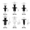 Bumper Door Trim Panel Fasteners 100Pcs Body Push Retainer Pins