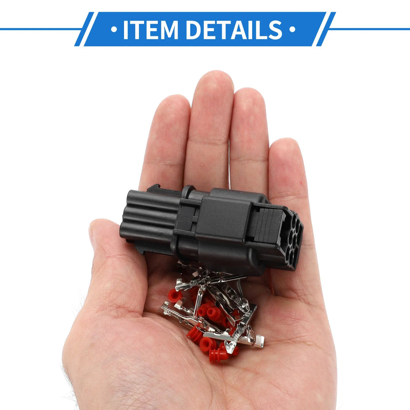 Hyundai Elantra, Kia 6 Pin Headlight Socket Connector Plug (2011-2016)