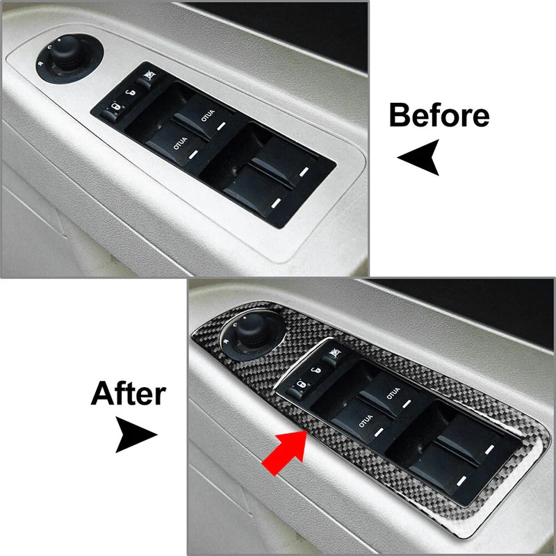 Chrysler 300 300C (2005-2007) Black Window Lift Switch Cover Trim