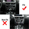 Audi A4 A5 Q5 B7 Carbon Fiber Console CD Panel Cover Trim (2009-2016)