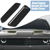 Dodge Challenger Pair Engine Hood Air Conditioner Outlet Cover Trim Black