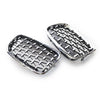 BMW X5 Diamond Style Chrome Front Kidney Grille (2007-2013)