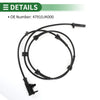 Infiniti G37 G35 Front Left Right ABS Wheel Speed Sensor