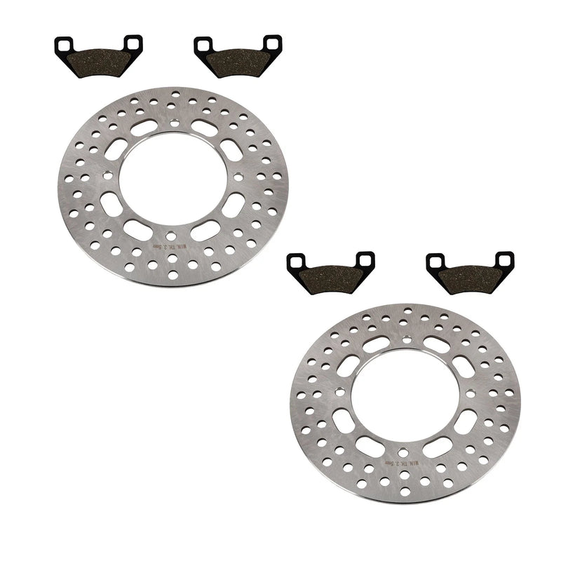 Arctic Cat 425 4x4 Utility Front Brake Rotors & Pads (2011–2012)