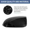 Toyota RAV4 Gloss Black Left Passenger Side Mirror Cover (2019-2023)