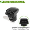 Jeep Cherokee Windshield Washer Nozzle  Black (2014-2017)