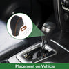 Subaru Forester Gear Shift Knob Cover 2014-2017 Black Brown Faux Leather