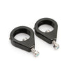 Harley Softail Black Turn Signal Mount Bracket 39mm Fork Clamp
