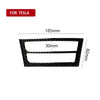 Carbon Fiber Accessories Rear Air Condition Outlet Vent Trim fits Tesla Model X