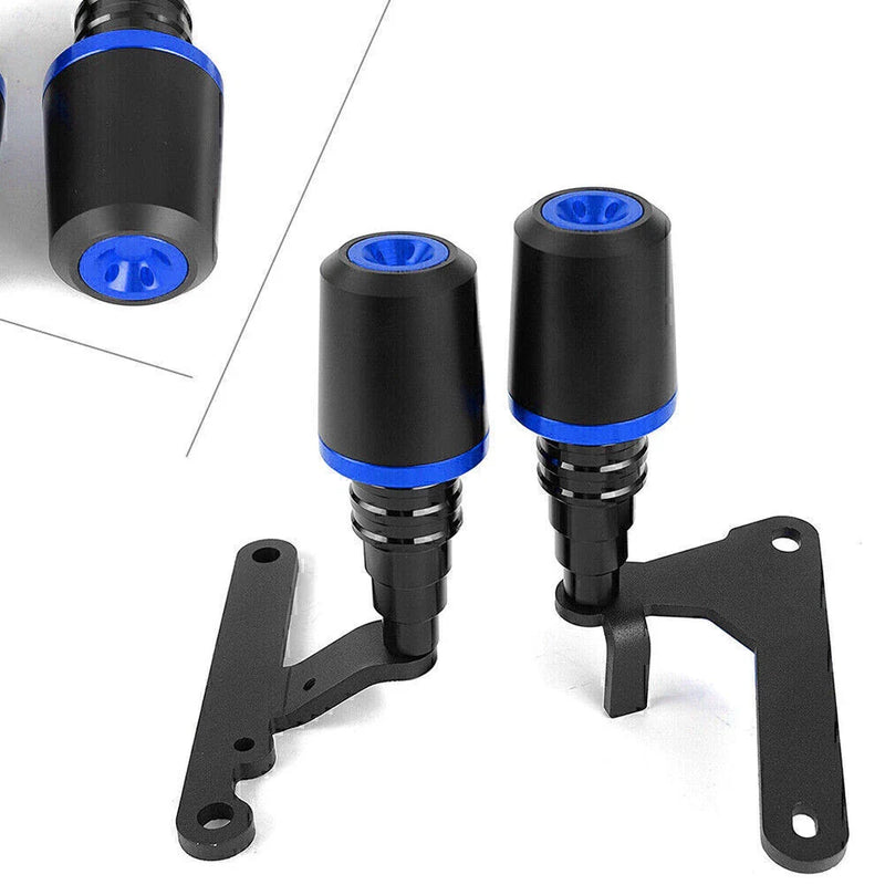 Yamaha YZF 600 R6 (2017-2021) Blue Frame Sliders Engine Crash Protectors