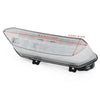 Yamaha Raptor 700 / 700R, YFZ450R (2006-2018) Clear Brake Tail Light