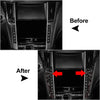 Infiniti Q50 Q60 Forged Red Console Panel Trim (2014-2019)