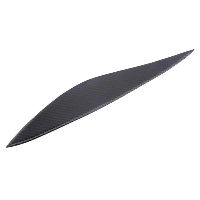 Benz W204 C Class Carbon Fiber Headlight Eyelid Covers (2007-2014)