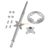 Honda TRX400EX Sportrax 2x4 Rear Axle Shaft W/ Rotor Hub & Rotor (1999–2008)