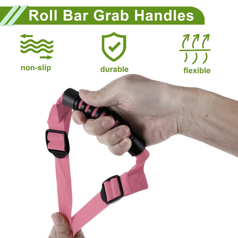 Jeep Wrangler Pink Roll Bar Grab Handles (1987-2021)