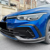 VW Golf 8 MK8 Carbon Look Front Bumper Side Air Vent Trim (2020-2024)