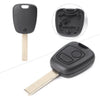 Peugeot 206, 307 Flip Car Remote Key Fob Shell Cover (2000-2007)