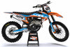 KTM EXC Custom Graphics Kit HOOK CYAN Style Sticker (2014-2016)