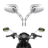 Harley Softail Slim FLSS Deluxe Heritage Fatboy Chrome Rearview Mirrors (2014-2023)