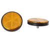 Motorcycle 4 x 6mm Plastic Screw Mount Reflective Motorcycle Reflector
