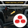 Jeep Wrangler JL JLU Sport 3 x Car Exterior Door Key Jack Covers (2018-2022)